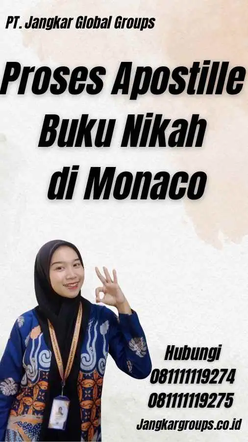 Proses Apostille Buku Nikah di Monaco