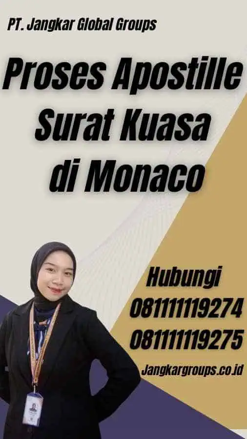 Proses Apostille Surat Kuasa di Monaco