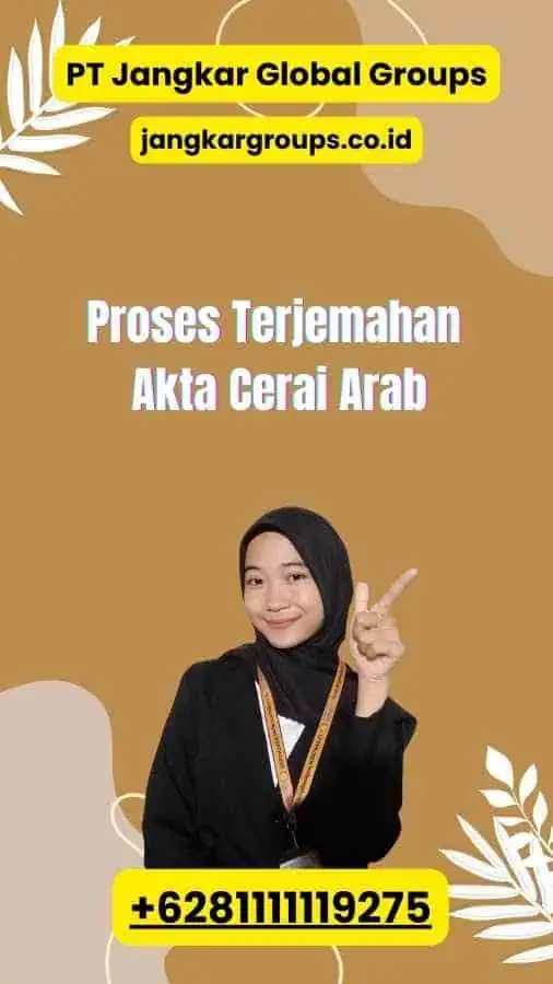 Proses Terjemahan Akta Cerai Arab