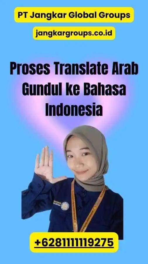 Proses Translate Arab Gundul ke Bahasa Indonesia