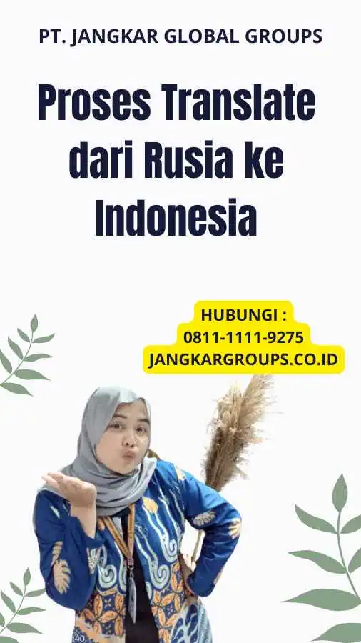 Proses Translate dari Rusia ke Indonesia