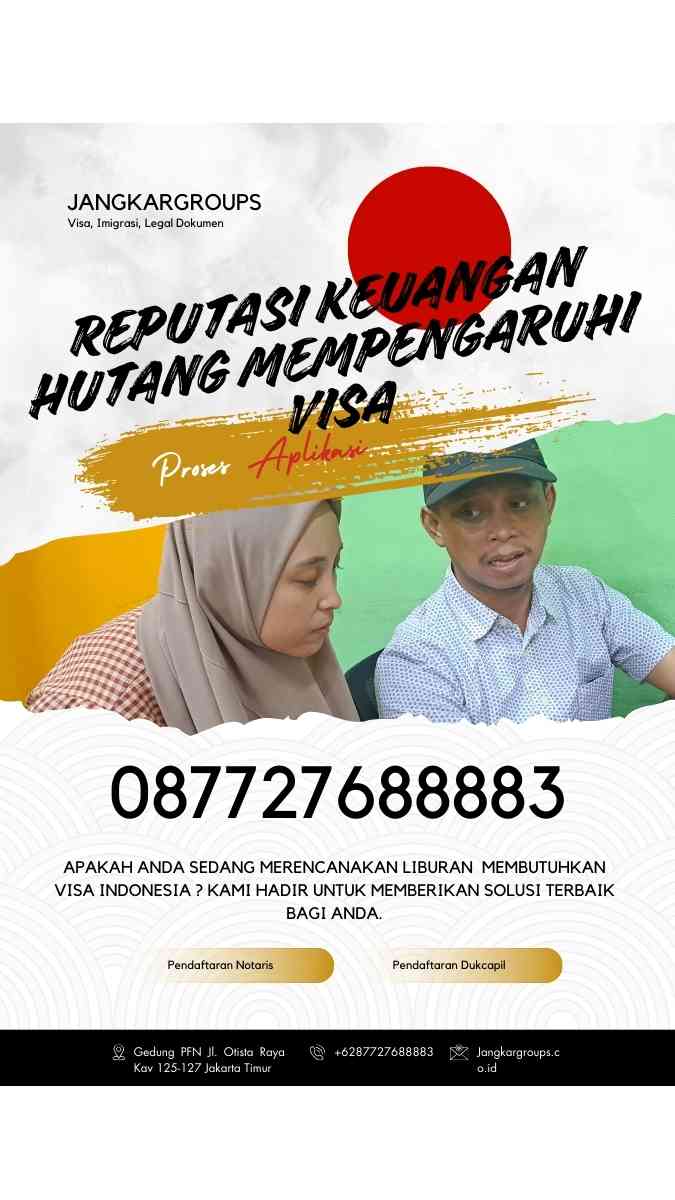 Reputasi Keuangan Hutang mempengaruhi visa