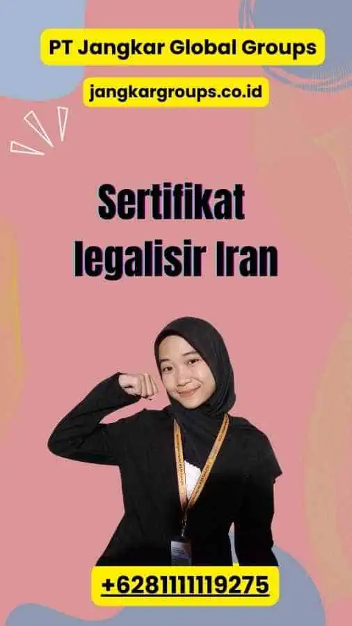 Sertifikat legalisir Iran