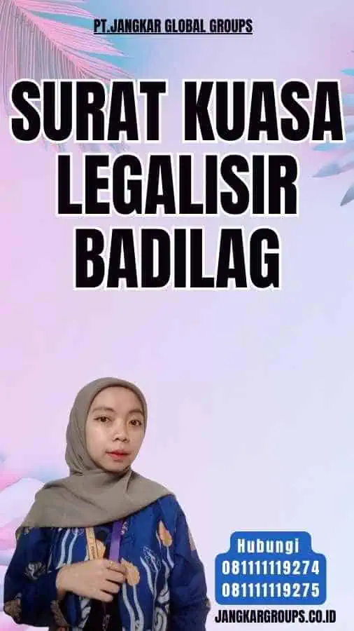 Surat Kuasa Legalisir Badilag