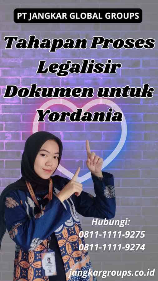 Tahapan Proses Legalisir Dokumen untuk Yordania