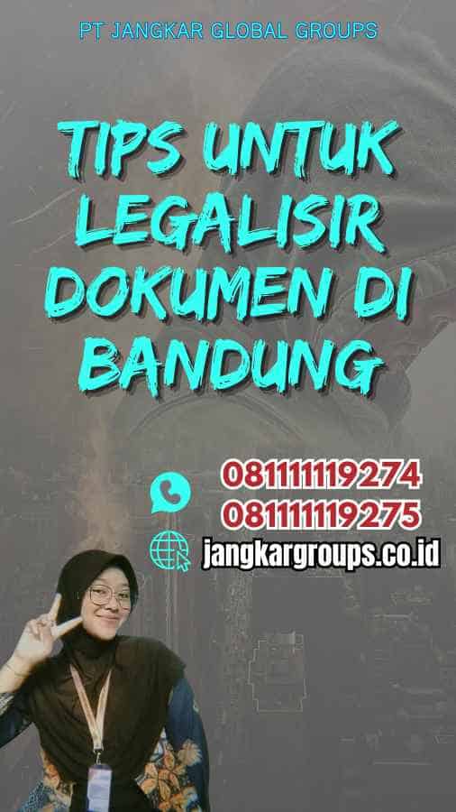 Tips untuk Legalisir Dokumen Haiti di Bandung