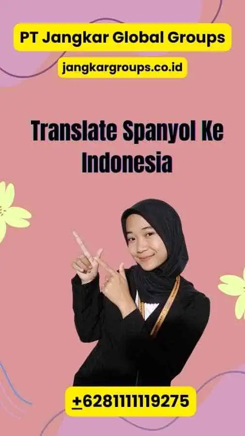 Translate Spanyol Ke Indonesia