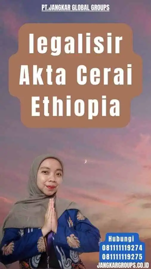 legalisir Akta Cerai Ethiopia