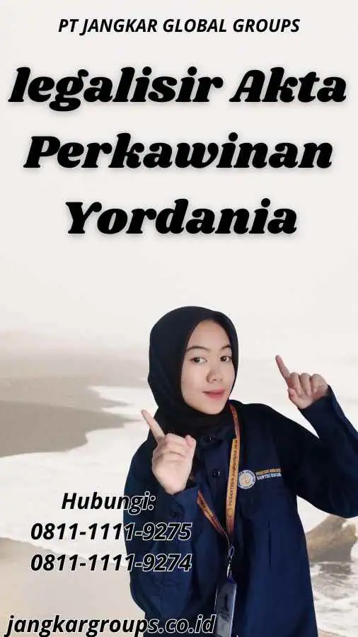 legalisir Akta Perkawinan Yordania