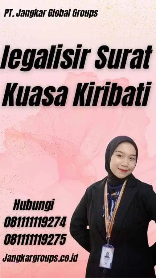 legalisir Surat Kuasa Kiribati