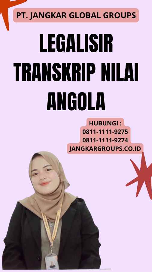 legalisir Transkrip Nilai Angola