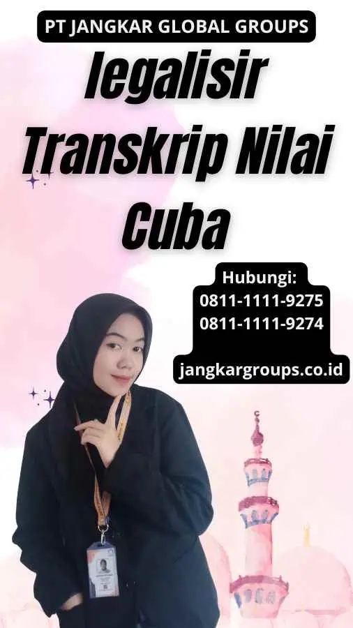 legalisir Transkrip Nilai Cuba