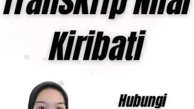 legalisir Transkrip Nilai Kiribati