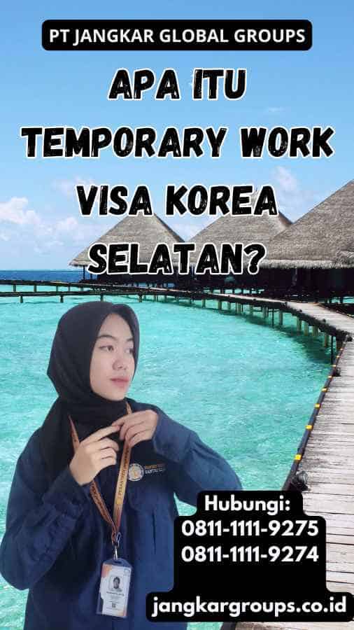 Apa Itu Temporary Work Visa Korea Selatan