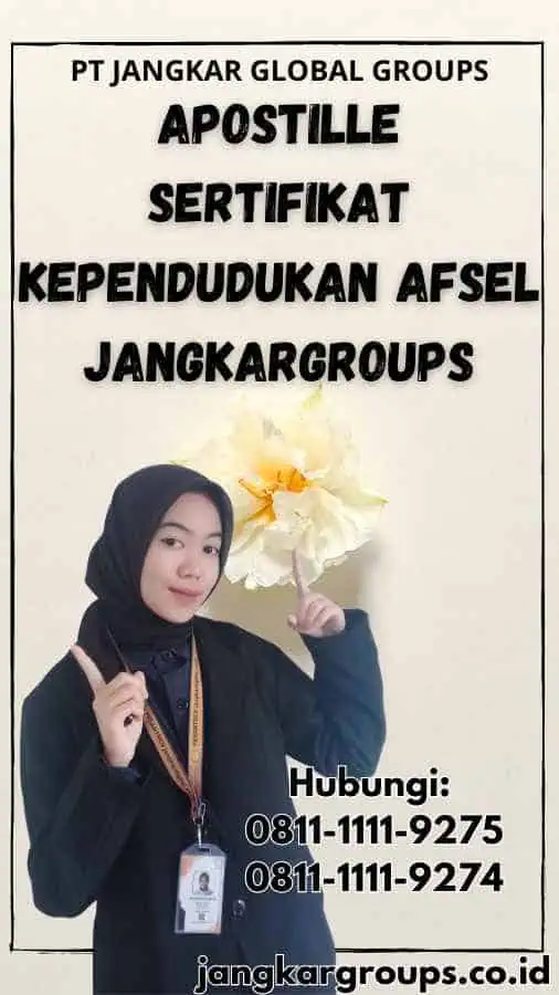 Apostille Sertifikat kependudukan Afsel Jangkargroups