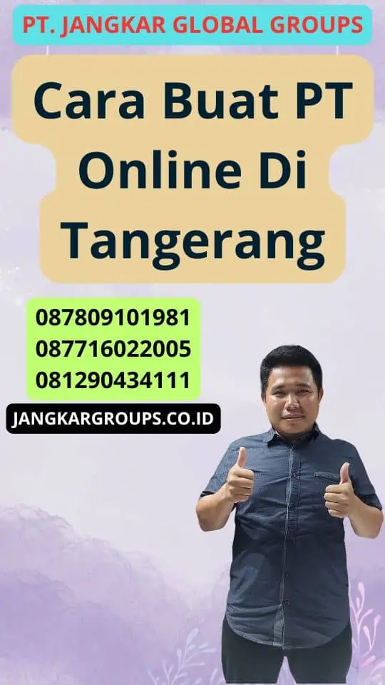 Cara Buat Pt Online Di Tangerang