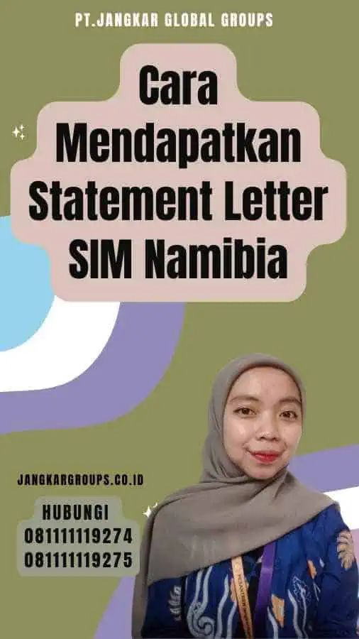 Cara Mendapatkan Statement Letter SIM Namibia