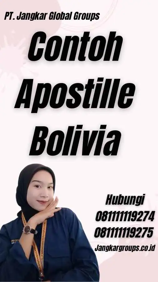 Contoh Apostille Bolivia