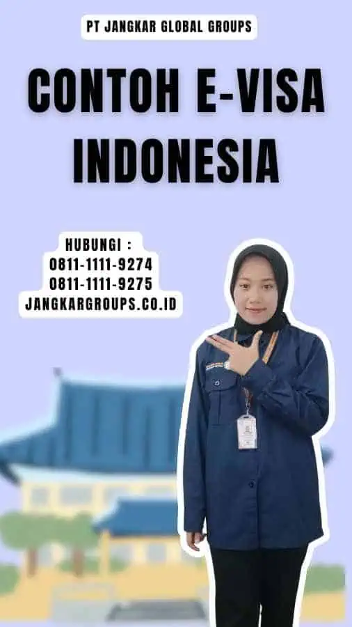 Contoh E-Visa Indonesia