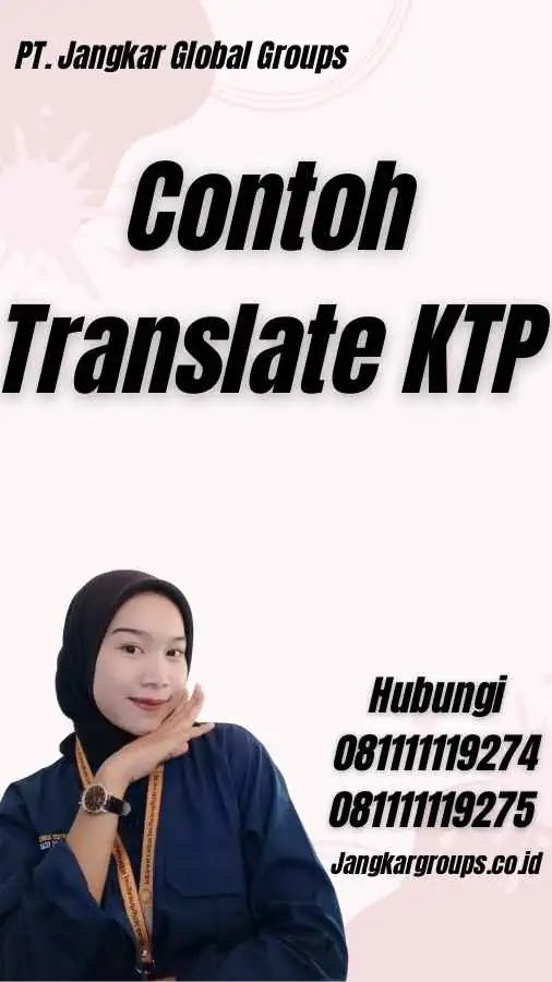 Contoh Translate KTP