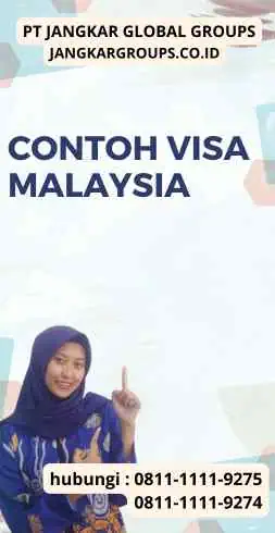 Contoh Visa Malaysia