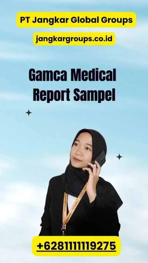 Gamca Medical Report Sampel