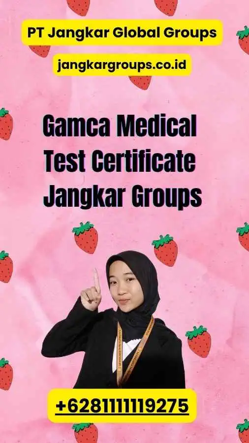 Gamca Medical Test Certificate Jangkar Groups