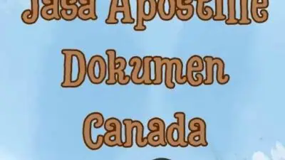 Jasa Apostille Dokumen Canada