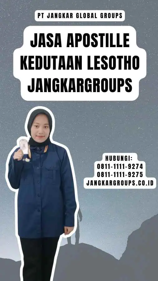 Jasa Apostille Kedutaan Lesotho Jangkargroups