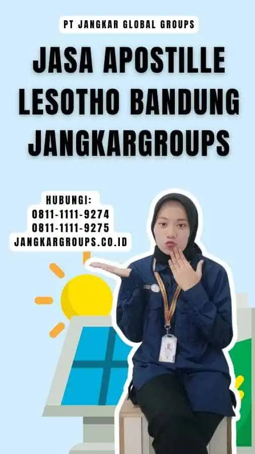 Jasa Apostille Lesotho Bandung Jangkargroups