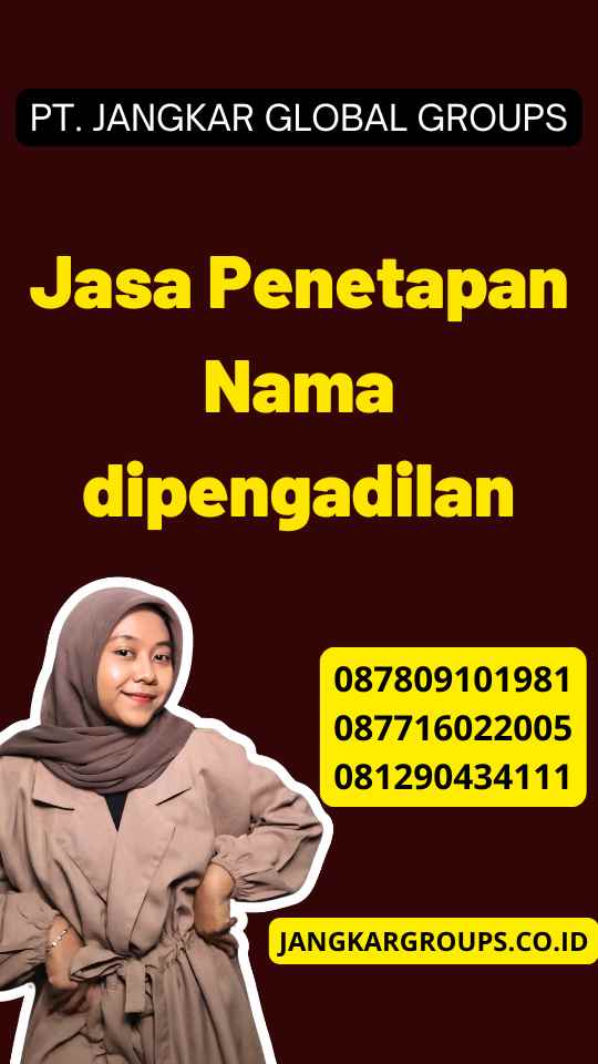 Jasa Penetapan Nama dipengadilan