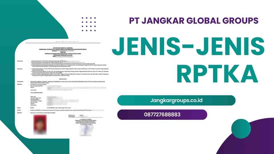 Jenis-Jenis RPTKA