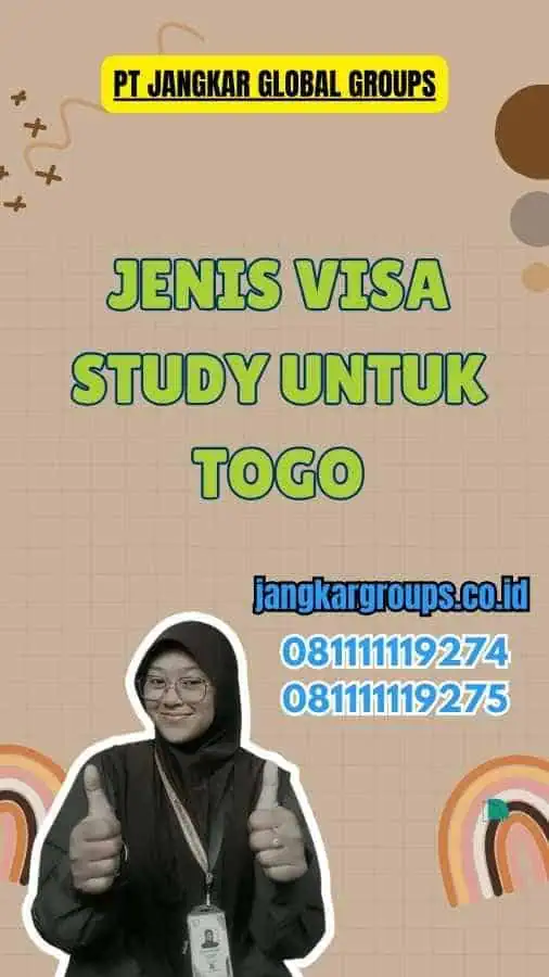 Jenis Visa Study untuk Togo