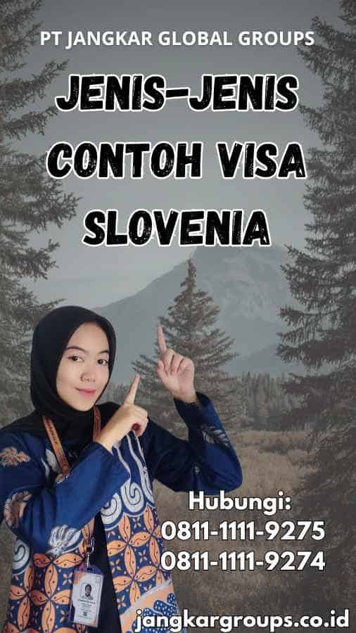 Jenis-jenis Contoh Visa Slovenia