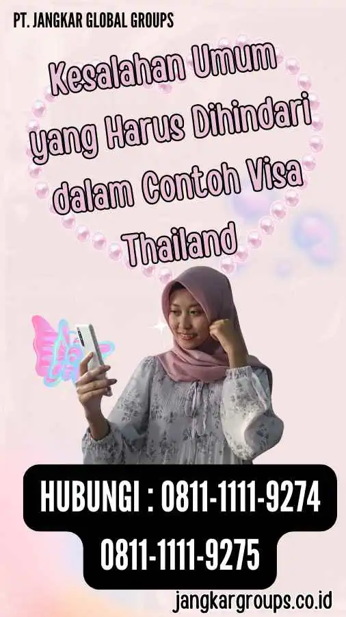 Kesalahan Umum yang Harus Dihindari dalam Contoh Visa Thailand