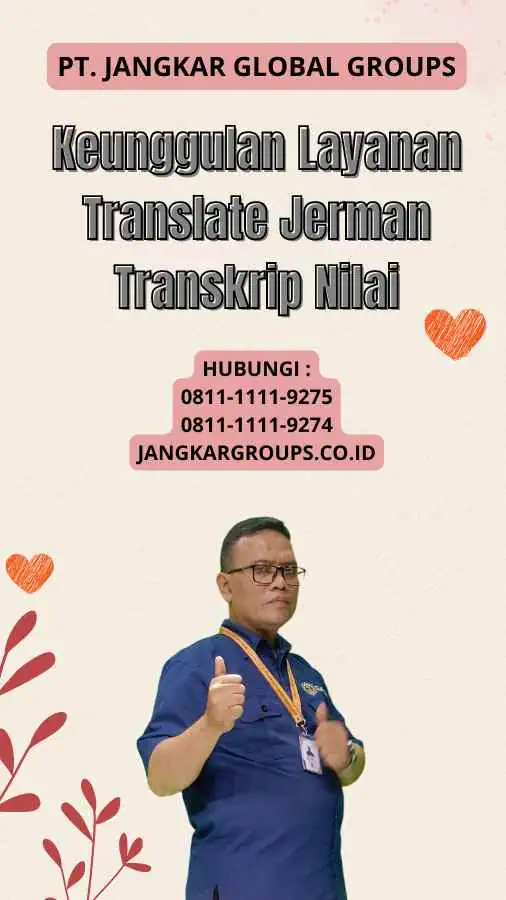 Keunggulan Layanan Translate Jerman Transkrip Nilai