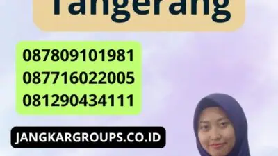 Konsultasi Perizinan Pt Tangerang