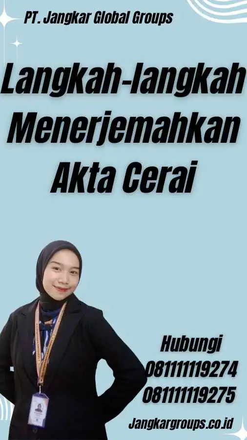 Langkah-langkah Menerjemahkan Akta Cerai