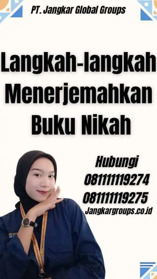 Langkah-langkah Menerjemahkan Buku Nikah