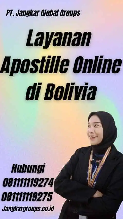 Layanan Apostille Online di Bolivia