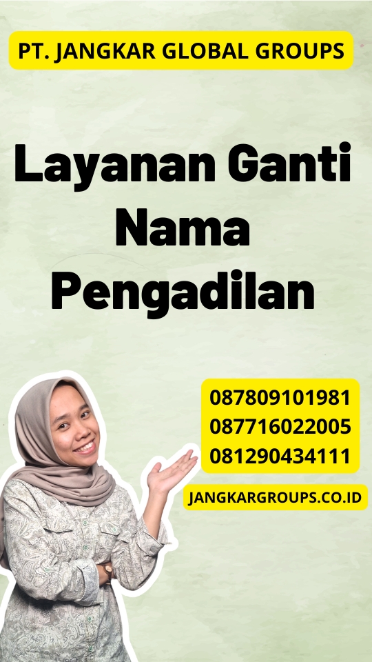 Layanan Ganti Nama Pengadilan