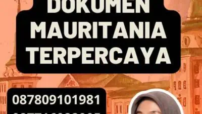 Legalisir dokumen Mauritania Terpercaya