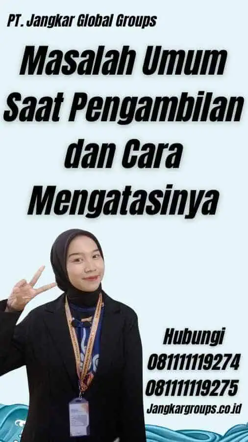 Masalah Umum Saat Pengambilan dan Cara Mengatasinya - Pengambilan Visa Senegal