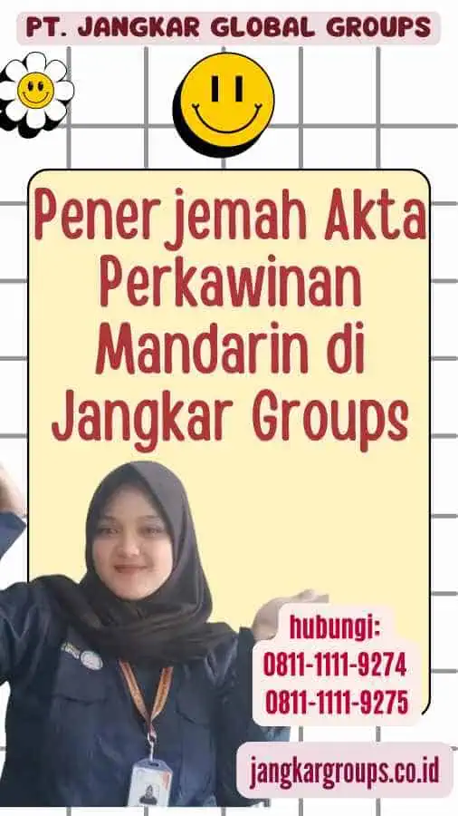 Penerjemah Akta Perkawinan Mandarin di Jangkar Groups