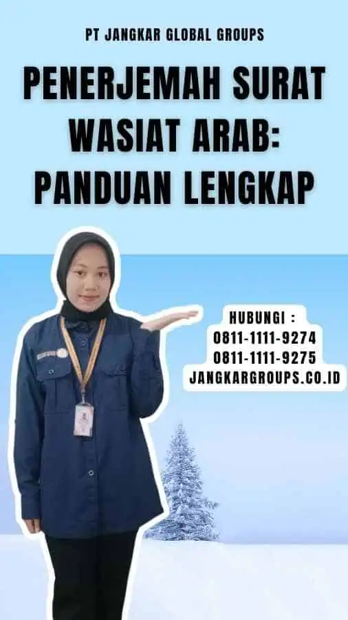 Penerjemah Surat Wasiat Arab Panduan Lengkap