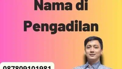 Pengurusan Penetapan Nama di Pengadilan