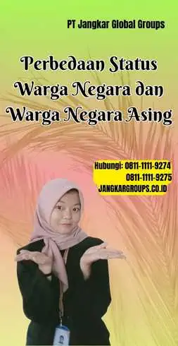 Perbedaan Status Warga Negara dan Warga Negara Asing Pemegang Visa F-5 Boleh Memilih