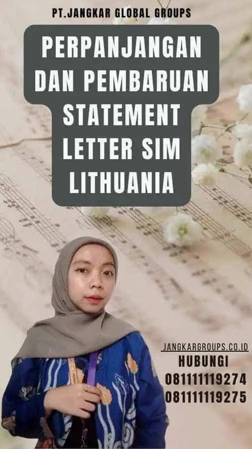 Perpanjangan dan Pembaruan Statement Letter SIM Lithuania