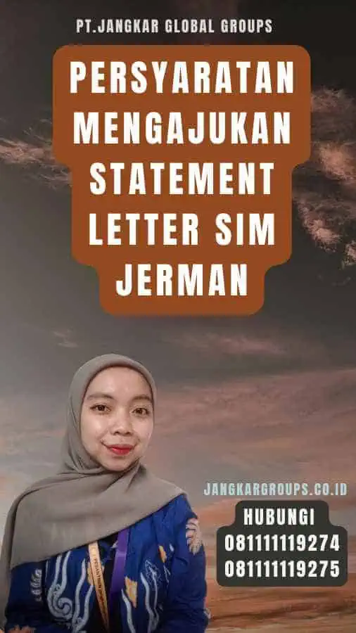 Persyaratan Mengajukan Statement Letter SIM Jerman