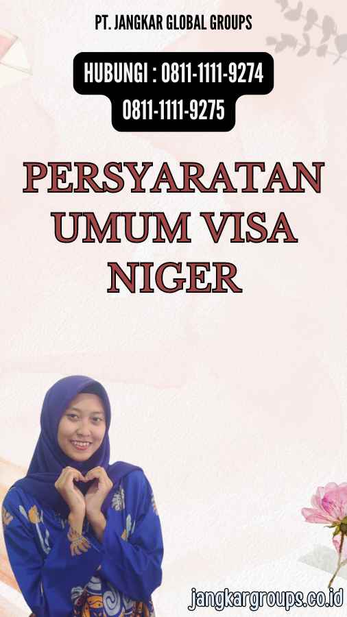 Persyaratan Umum Visa Niger